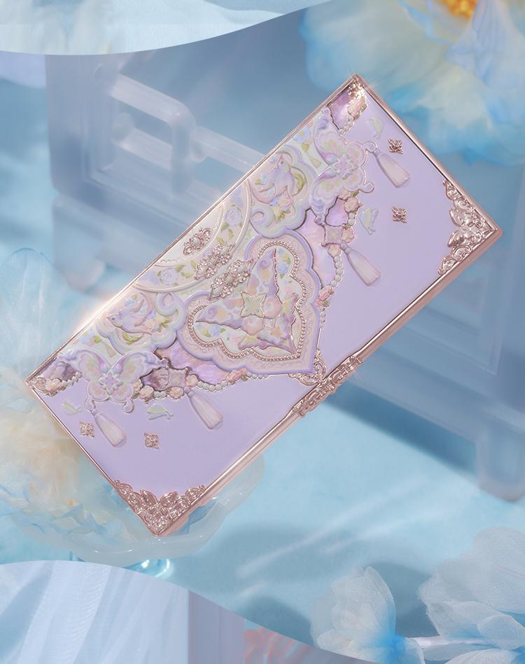 Flower Knows Butterfly Cloud Collar Collection Embossed Six-Color Makeup Palette