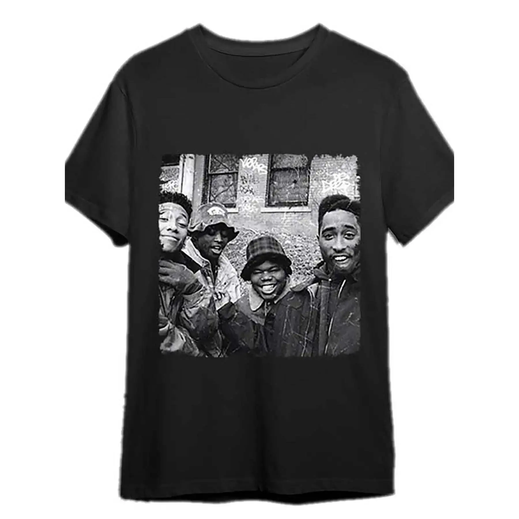 Juice 90old-JUICE 90 T-Shirt 338288 Men's Short Sleeve Printed T-Shirt Collection, Black PR