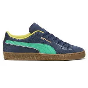 PUMA Mens Senna A Vida Suede Lace Up Sneakers Shoes Casual - Blue