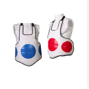 TKD Sparring Chest Protectors W/Clip Protective Gear Sports