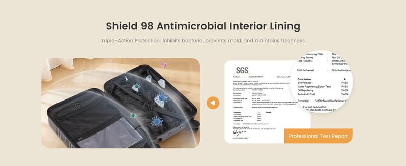 【Valentine's Day Gift】LOVEVOOK Carry On Luggage 22x14x9 Airline Approved with Detachable Pouch, 21 Inch Hardside Suitcases with Spinner Wheels, Lightweight Carry-on Luggage with TSA Lock for Women Men, 2PCS，TikTokShopJumpstartSale