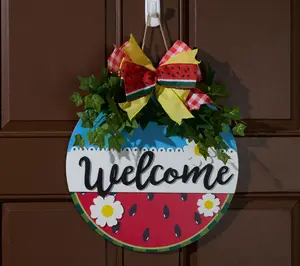 Seasonal Welcome Sign - Summer by Valerie