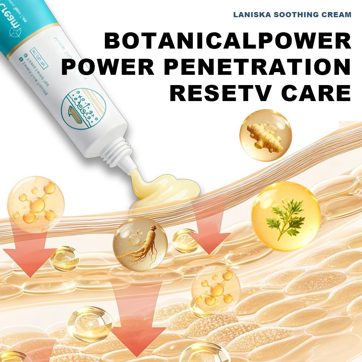 Laniska Soothing Cream 30g Turmeric & Ginseng Gentle Soothing Renewal Skincare for Sensitive Skin