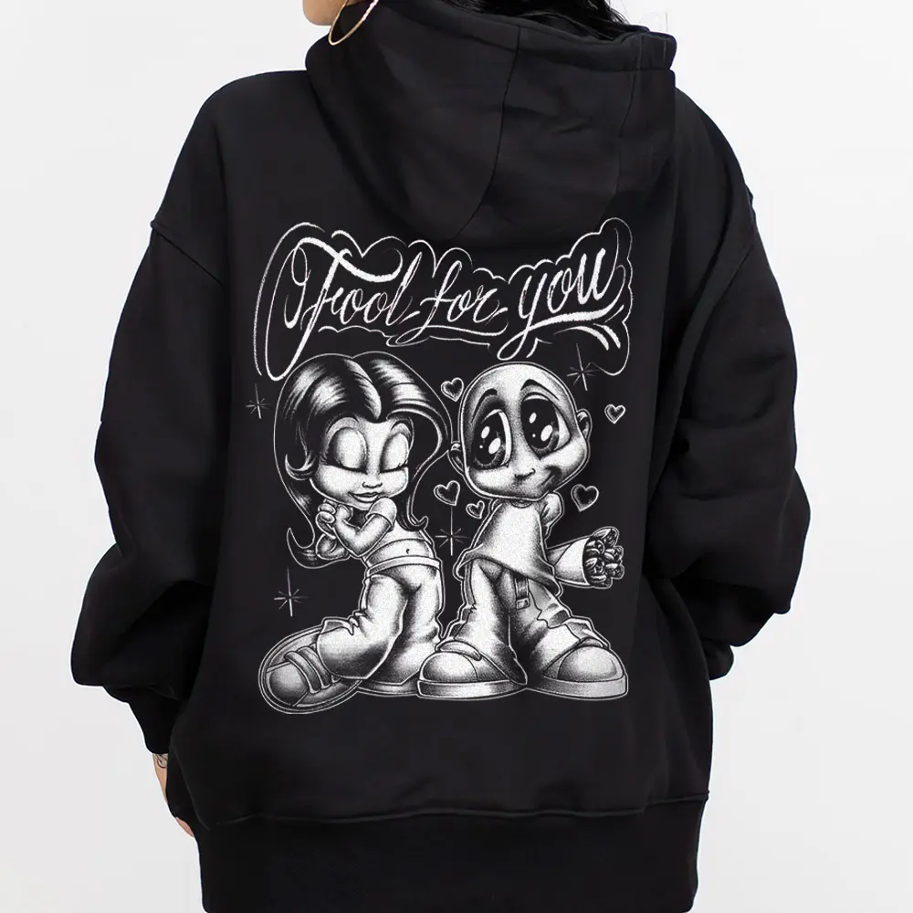 Unisex Chicano Art Cotton Hoodie & Long Sleeve T-Shirt - Menswear Streetwear, Cholo Lowrider Style, Mexican American Apparel, Foldable, Casual Ootd, Outdoors, Easter, Valentines Day