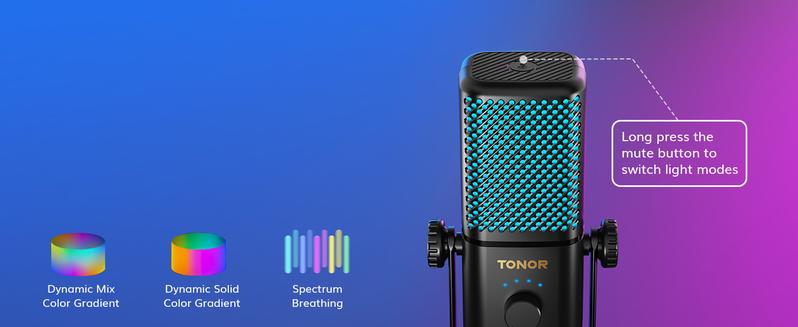 TONOR TCX3 Gaming Microphone for Xbox - RGB Condenser Streaming Mic with One Tap Mute, Long Battery Life, Fast Charging, Compatible with Capture Card TONOR TCX3 Gaming Microphone for Xbox - RGB Condenser Streaming Mic with One Tap Mute, Long Battery Life, Fast Charging, Compatible with Capture Card