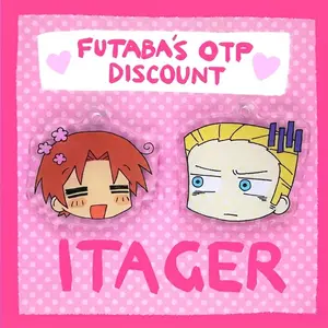 Itager Hetalia Keychains, Hetalia OTP Acrlic Charms - Cute, Durable, And Perfect For Bags, Keys, Or Gifts. Great For Daily Use Or As Thoughtful Little Gifts For Your Friends And Yourself.