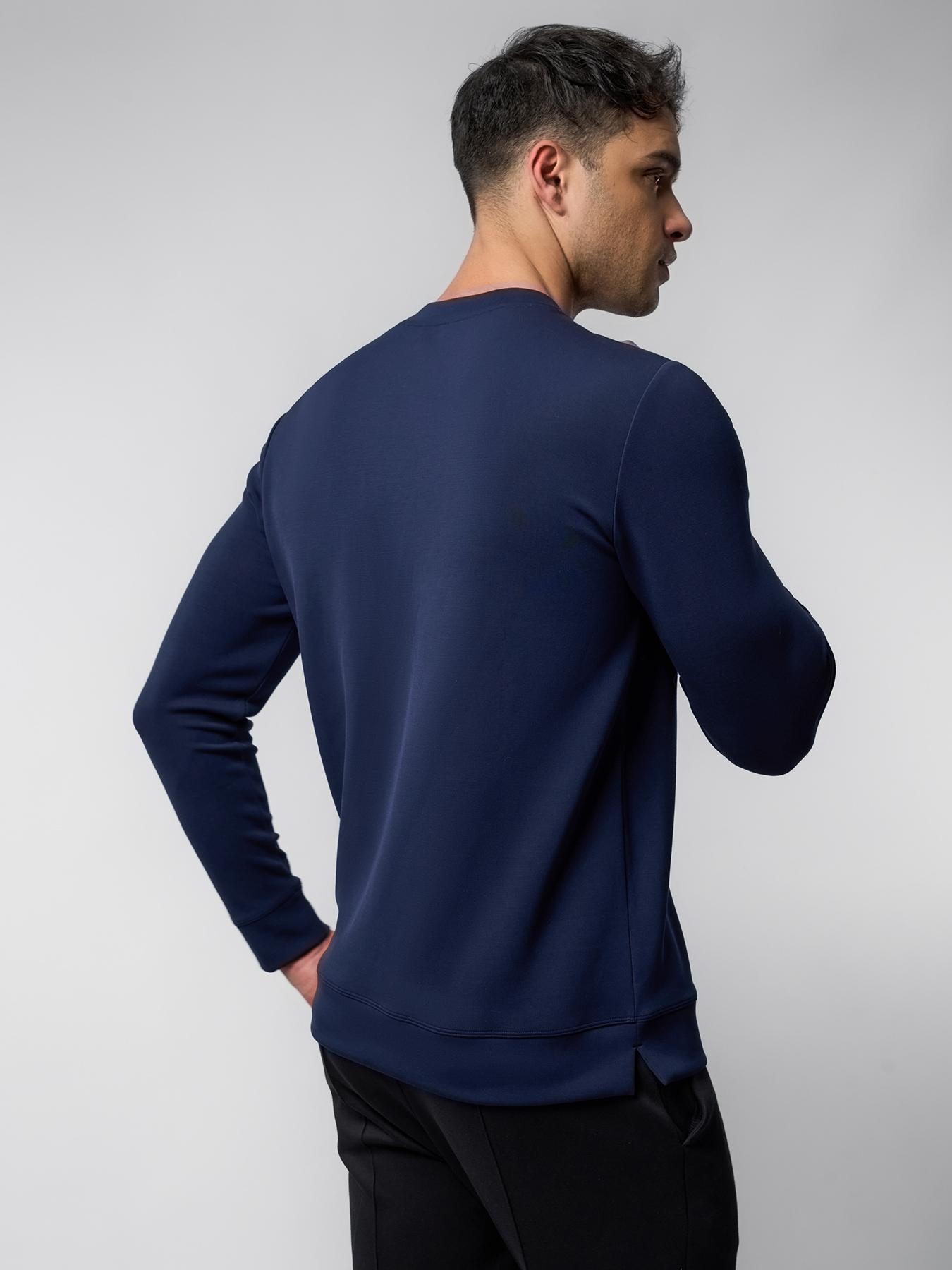 Fioboc Men's Modal Crewneck Sweatshirt - Long Sleeve Casual Top for Fall Winter, Wrinkle Resistant Soft Comfort SpringStatements