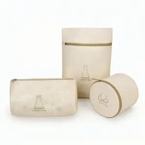 Laundry Protection Bags Set for Delicate Clothing - Bra Cup Protector Dress Shape Keeper & Large Garment Bag - Breathable Mesh Design for Machine Washing Lingerie Skirts Pants