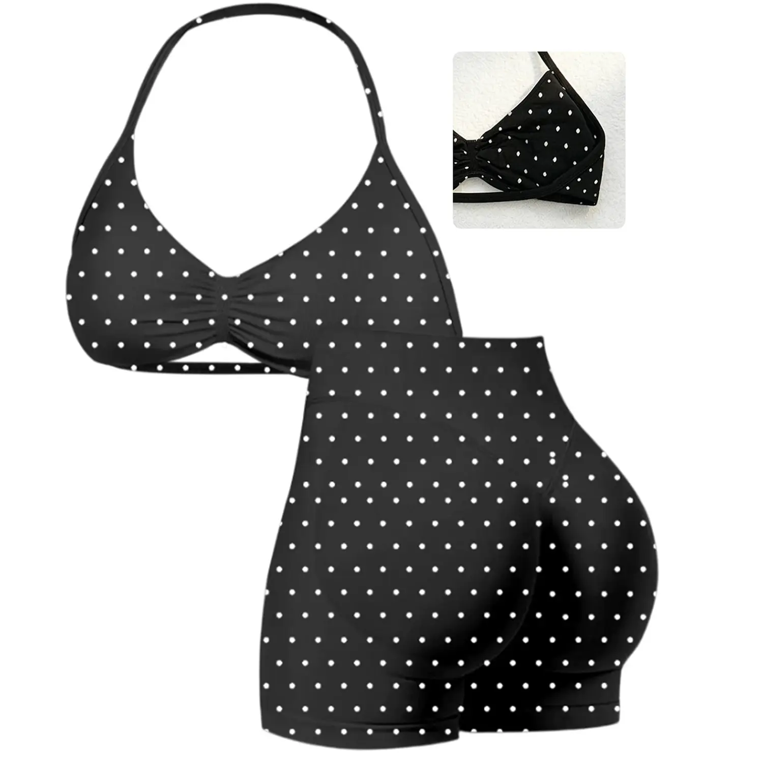 Black Polka Dots