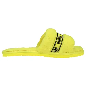 PUMA Womens Fluff Remix Metallic Bx Slide Casual Sandals Casual - Yellow