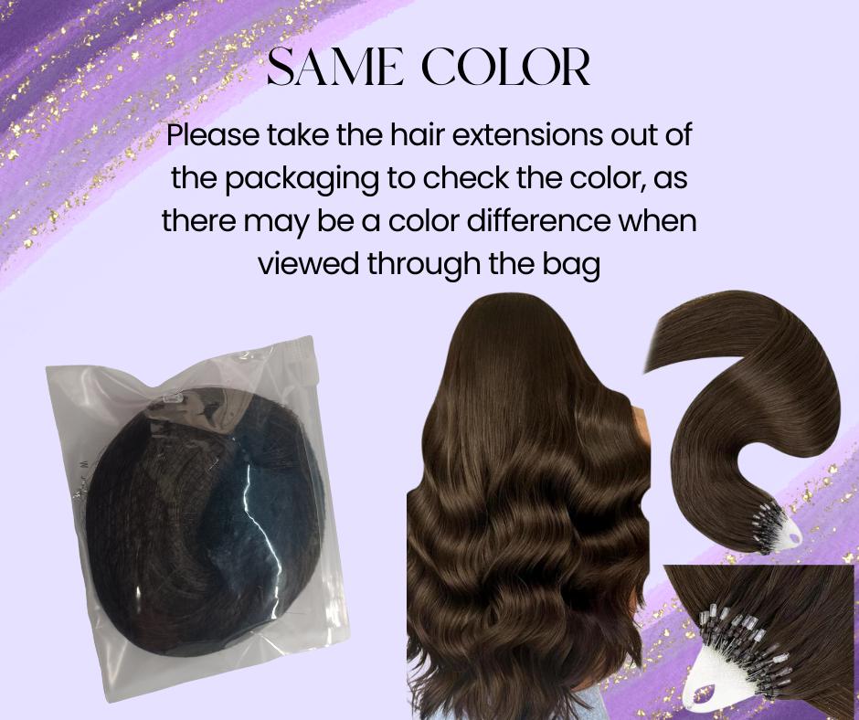 LaaVoo Micro Hair Extensions Real Human Hair Micro Ring Extensions Glueless Pre Style Human hair MIcro Bead Hair Extensions  Micro Loop Hair Extensions 57 Grams TikTokShopHolidayHaul  Christmas Gift for Her SpringStatements