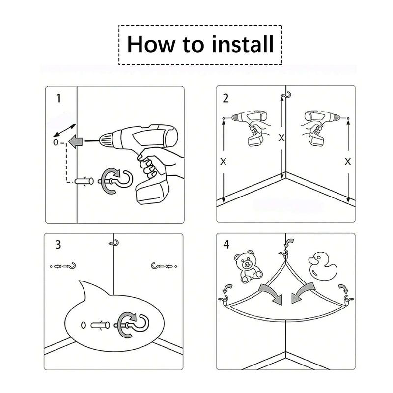 Stuffed Animal Storage Hammock Net Corner arge Toy Hammock Net for Stuffed Animals Room Decor - Cute Stuff Animal Organizer Plush Holder - Kids Baby Nursery Essentials Wall Bedroom Home Decor