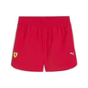 PUMA Womens Scuderia Ferrari Race Woven Shorts Casual Bottoms Casual - Red