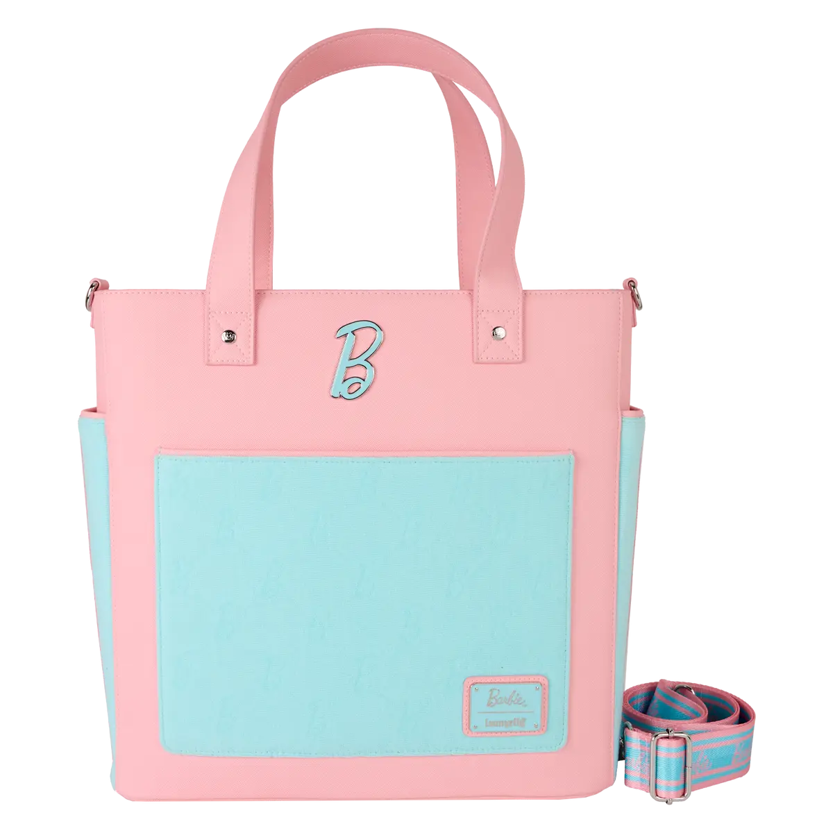 Mattel Classic Barbie Terry Cloth Convertible Backpack & Tote Crossbody Bag