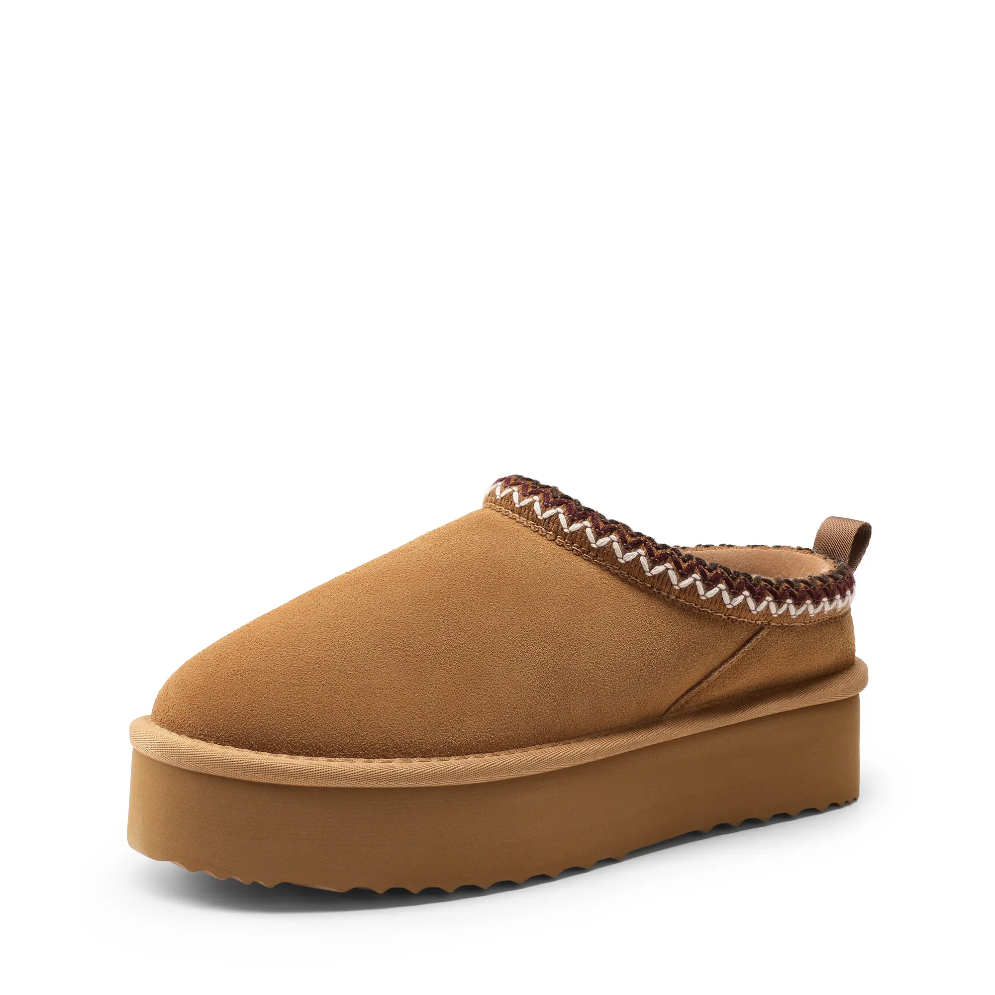 DREAM PAIRS Women's Thick Sole Slippers - Genuine Suede, Fluffy Faux-Fur, Lightweight EVA, Platform Lift, Cold Weather Indoor/Outdoor Cushioned Slip-On Casual Slippers, Fuzzy Warm Slippers,back to school,back to school haul
