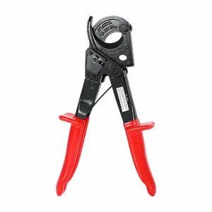 Ratchet Cable Wire Cutter,Ratcheting Cable Cutter Hand Tool,Heavy Duty Aluminum Copper Ratchet Wire Cutting For Cutting Electrical Wire Up to 240mm²/10.23Inch Cutter Pliers
