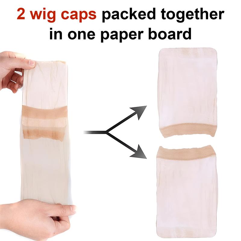 Wig Cap with Grip Band for Keeping Wigs in Place, 1 Count Adjustable Style Dome Mesh Cap with Showing Off Ears, Non Slip Cap Let Wig Be Glueless, Mother's Day Gift