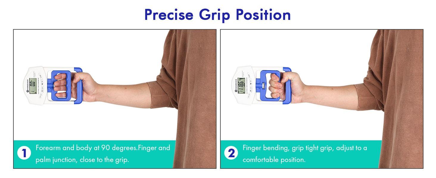 Handexer Grip Strength Tester 198lb/90kg, Digital Hand Dynamometer FDA Registered with Backlit LCD for Grip Strength Testing and Training Handexer Grip Strength Tester 198lb/90kg, Digital Hand Dynamometer FDA Registered with Backlit LCD for Grip Strength Testing and Training
