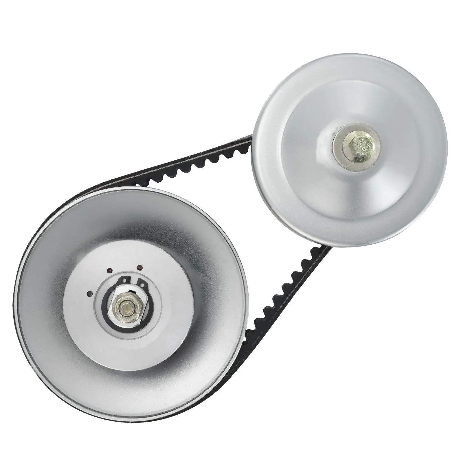 VEVOR Go-Kart Torque Converter, 3/4" Go-Kart Clutch Kit, 30 Series Asymmetrical Driver Pulley Replacement with Drive Belt, for 2-8 HP Small Engines, Replace Comet 219552, Manco 5957, Yerf Dog Q43201W