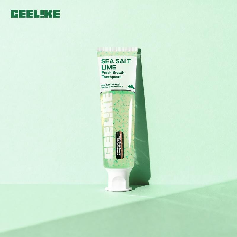CEELIKE SEA SALT & LIME Fresh Breath Toothpaste | Deeply Cleans Teeth, Provides Long-Lasting Freshness, Gently Cares for Oral Health