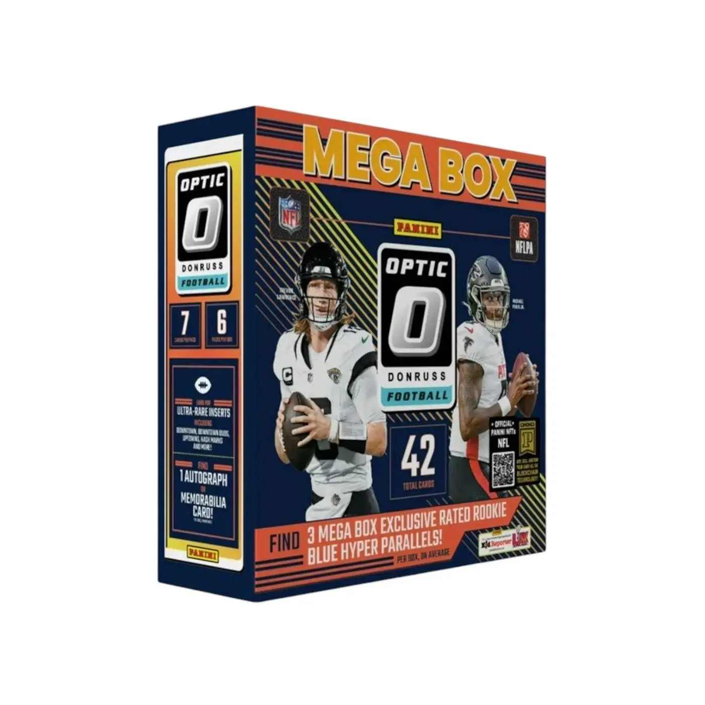2024 Panini Donruss Optic Football Mega Box (Blue Hyper Parallels