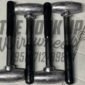 Lead hammers for wire wheels