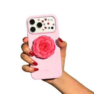 Pink Magsafe rose for phones and kindles