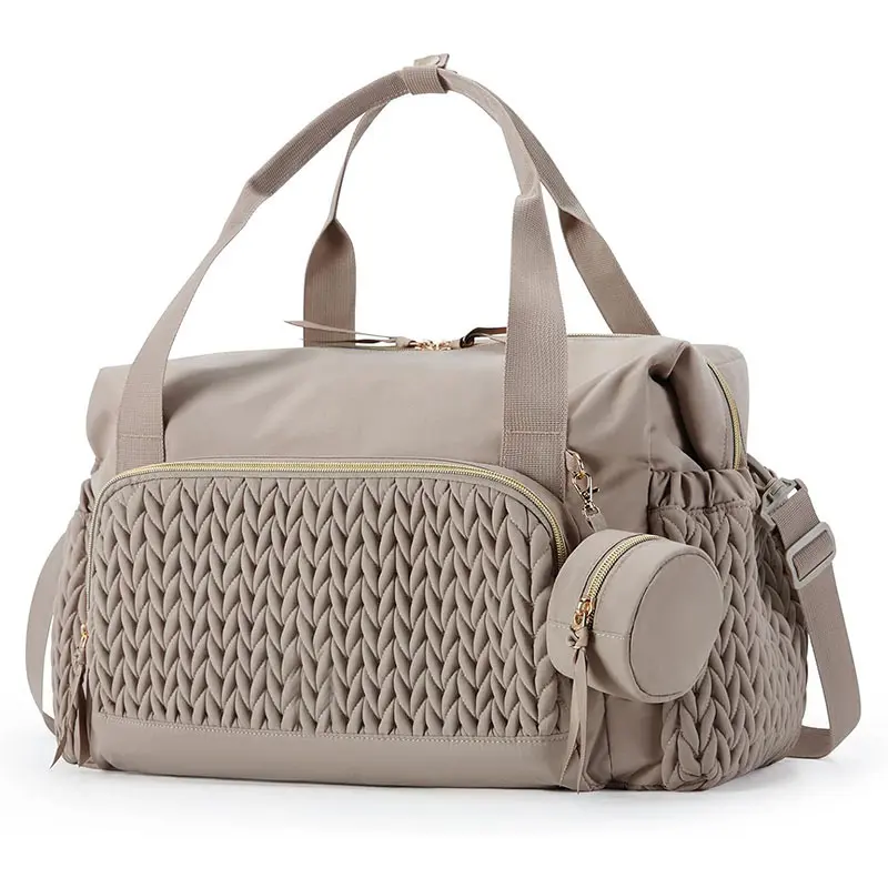 Hot Selling Baby Diaper Bag Handbag Large Capacity Multifunctional Diaper Bag Travel Diaper Bag Maternity Hospital Bag with Pacifier Holder Mom Essentials
