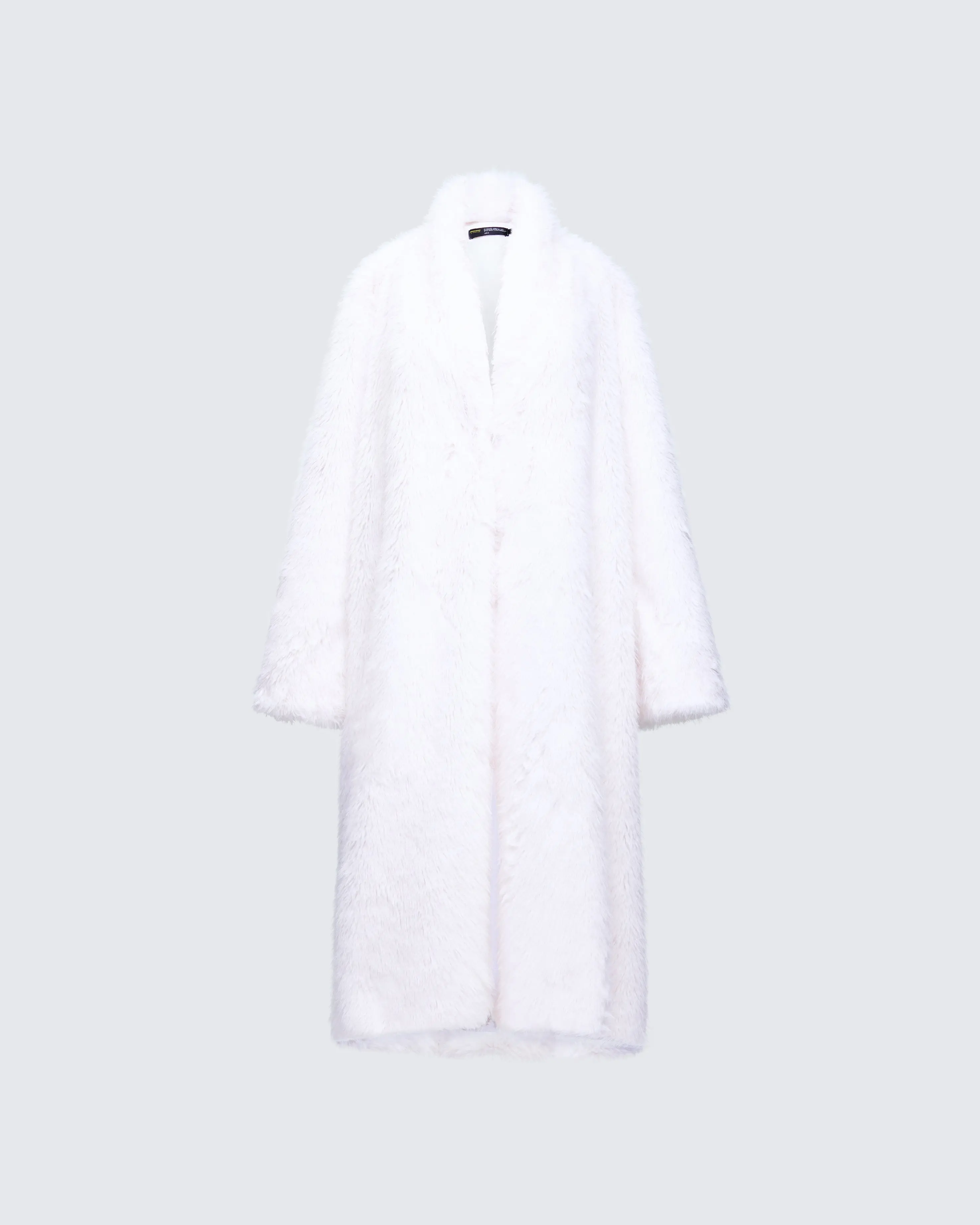 Trista Ivory Faux Fur Coat