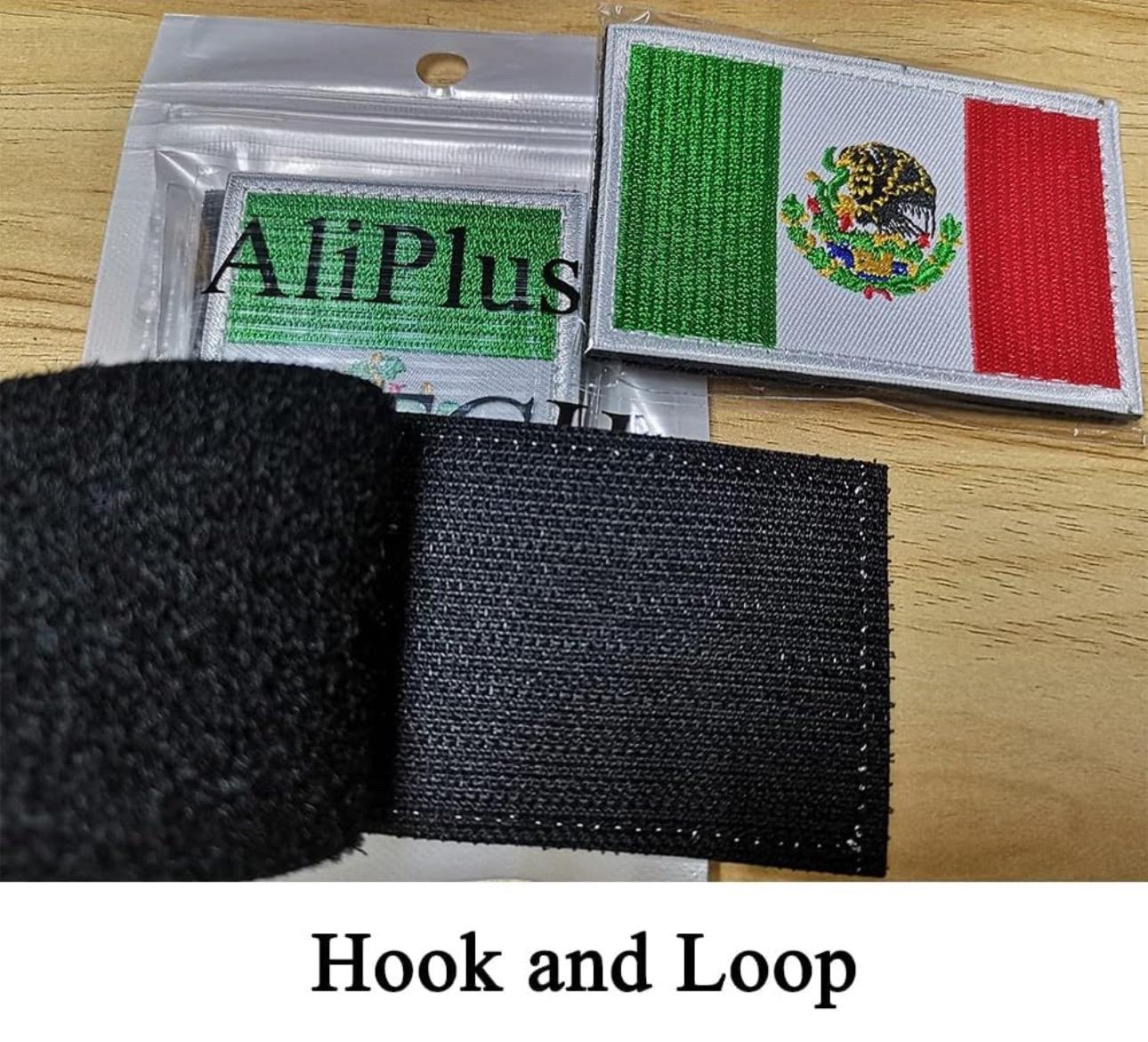 2/4pcs Mexican Flag Embroidered Patches - Vibrant Green, White & Red Design with Eagle & Serpent Coat of Arms - Iron-On Decor for Backpacks, Hats, and Clothing