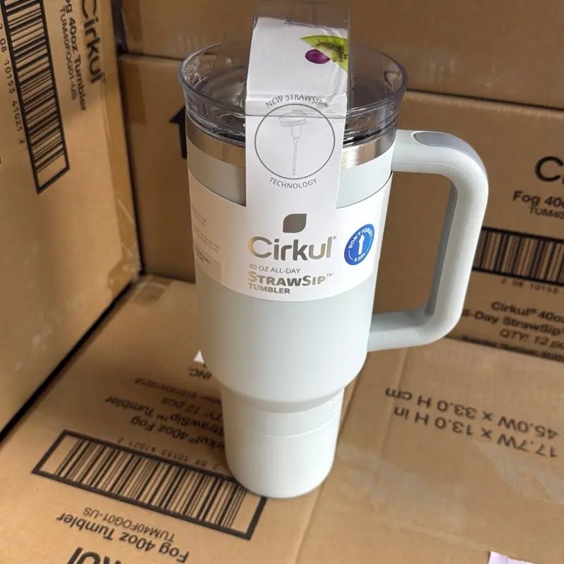 CIRKUL 40 oz tumbler Water Bottles Portable
