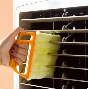 Professional Blinds Cleaning Brush Set Ergonomic Handle for Air Conditioner Vent Fan Blade Dust Cleaner Multi Functional Home Tool Compact Design
