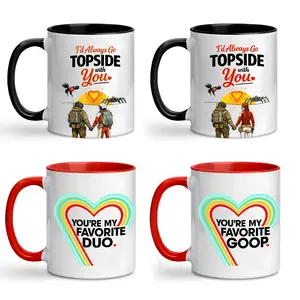 Arc Raiders Gaming Coffee Mug, You're My Favorite Goop Cool Extraction Shooter Gift for Gamers Don’t Shoot Helmet Scrappy Mug Design Funny Retro Arcade Raiders Ceramic Mug Home Office Decor