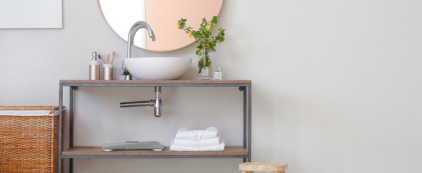 Etekcity Digital Bathroom Scale, Accurate Body Weight Measurement, Large Backlight Display, Durable Tempered Glass, 400 lbs Capacity holidayhaul