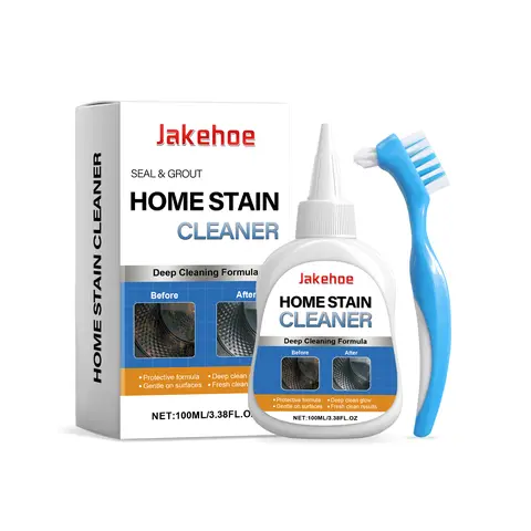Mold Remover Gel with Scrub Brush – Heavy Duty Mildew Stain Cleaner for Washer Gasket, Shower Caulk, Tile Grout & Bathroom – 7 Fl Oz