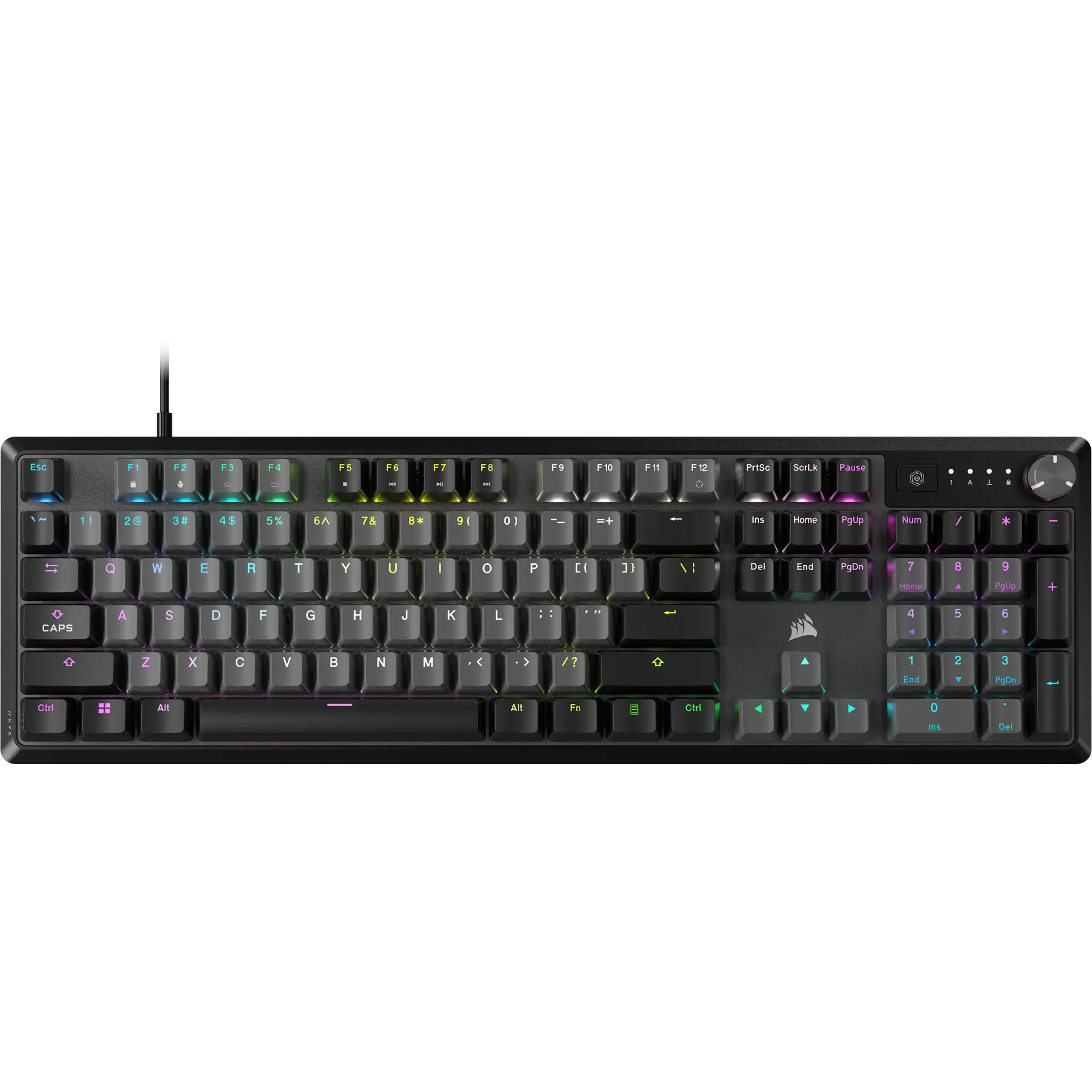 K70 CORE RGB Mechanical Gaming Keyboard — Steel Grey
