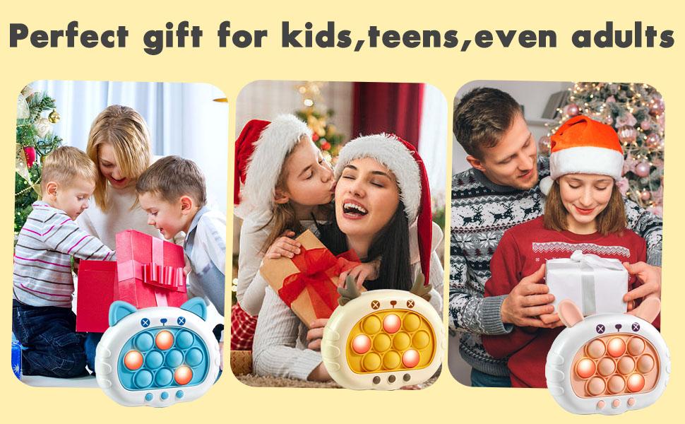 Fast Push Pop Game Toy for Kids – Electronic Puzzle with Lights & Music, Memory Challenge, Multiplayer Mode, Stress Relief Toy for Children