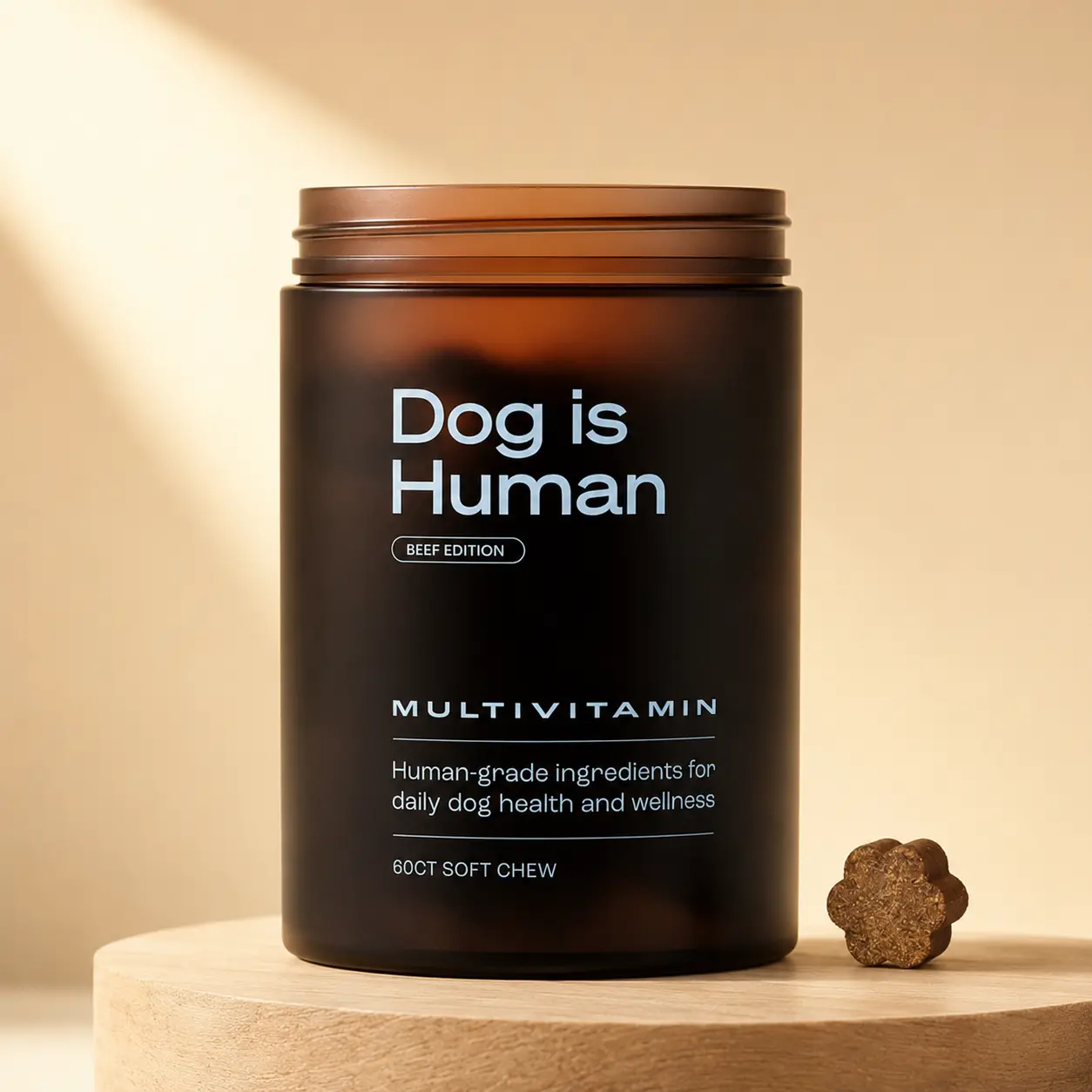 Dog Daily Multivitamin for Dogs, Beef Flavor, Veterinarian-Formulated, Crafted in Vermont