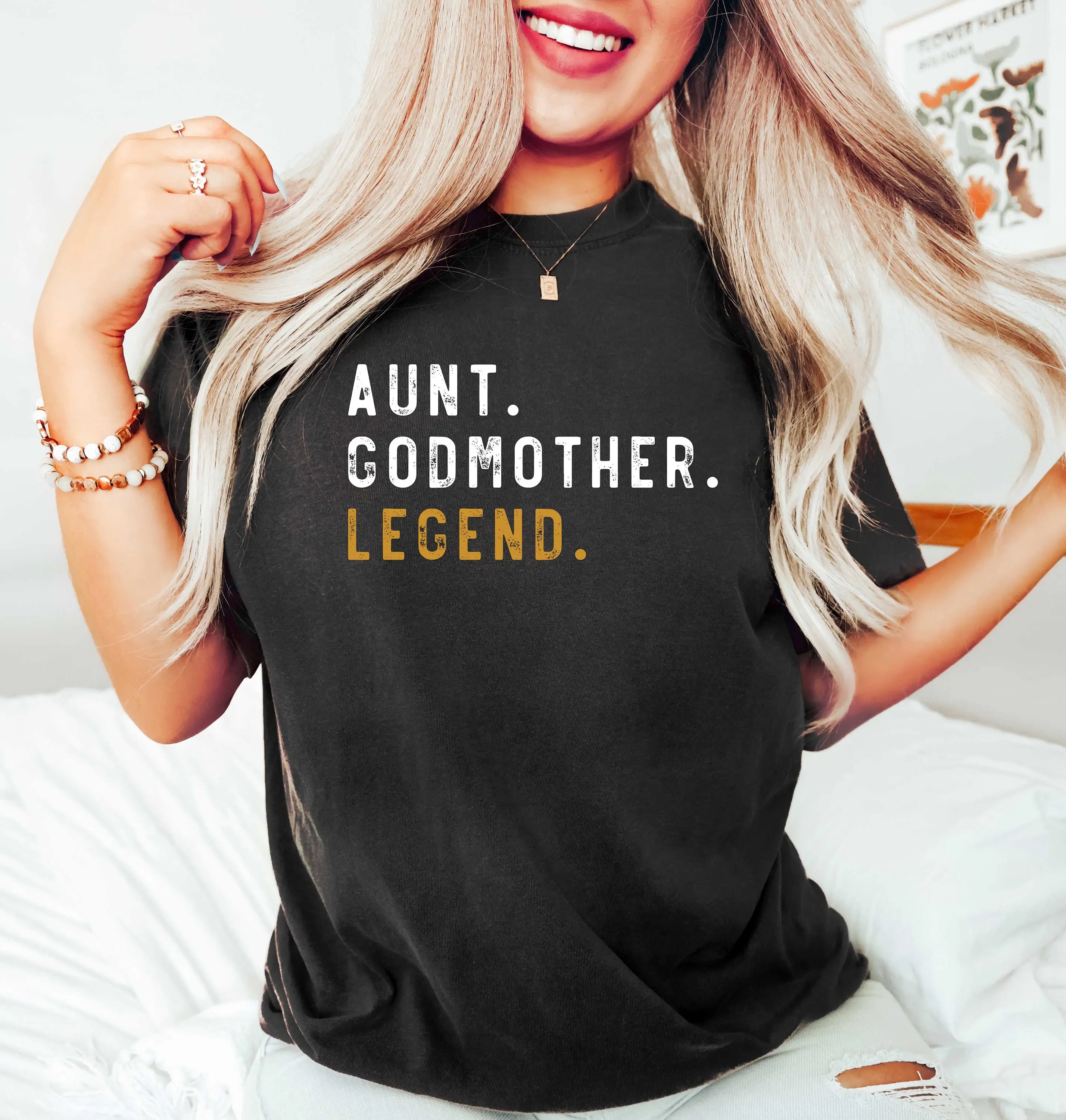Aunt Godmother Legend Sweatshirt, Funny Godparent Sweater Gift, Aunt Gift, Godmother Sister In Law Gift, Godmama Sweatshirts, Baby Shower