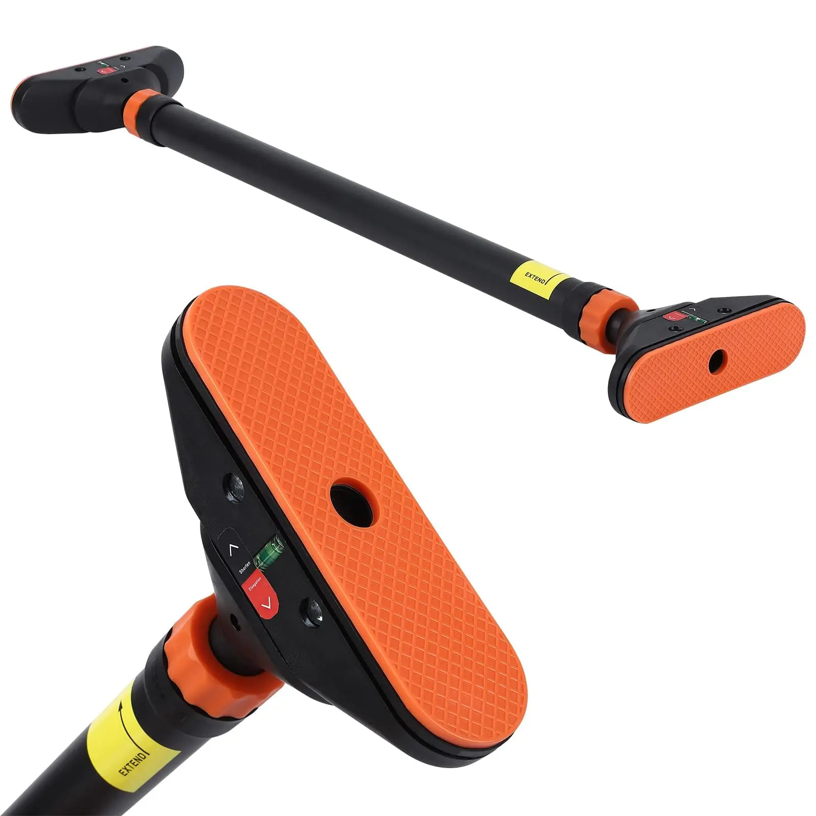 No-Screw Installation, Adjustable Doorway Pull Up Bar  Secure Locking, Level Meter, Supports Up to 440 lbs, Home Gym Chin Up Bar, Strength Training Equipment, Professional Upper Body Workout