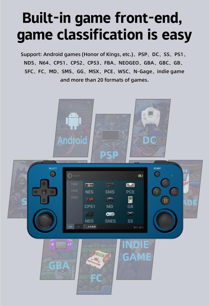 Anbernic RG353M Handheld Game Console【Buy 1 Get 1 HDMI 4K Cable+1 Fancy Case+1 Screen Protector+1 Type-C Cable 】Aluminum Alloy Metal Dual OS Android 11 Linux System 5G WiFi 4.2 Bluetooth HDMI Touch Screen Ready to Play Durability