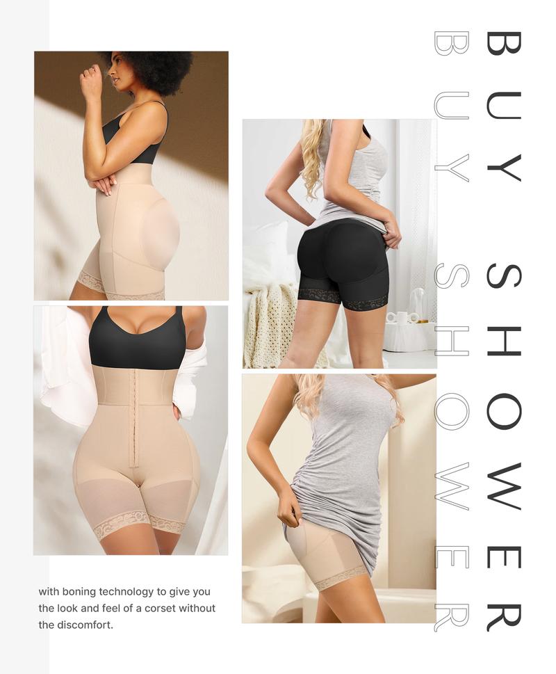 Shapellx  AirSlim Boned Sculpt High Waist Shorts Shapewear Womenswear