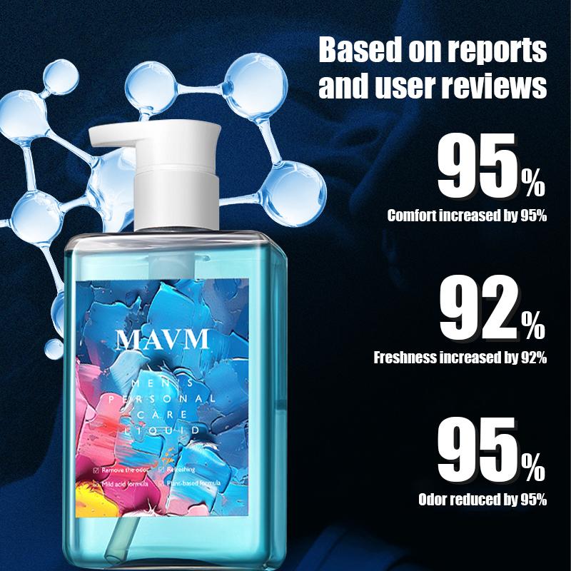 MAVM Men's Intimate Wash – Daily pH-Balanced Cleanser with Blue Fragrance | Plant-Based, Anti-Odor, Gentle Care MAVM Men's Intimate Wash – Daily pH-Balanced Cleanser with Blue Fragrance | Plant-Based, Anti-Odor, Gentle Care