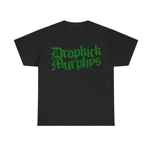 Dropkick Murphys 2 Side Shirt Print on Front & Back Fighting Nazis Since 1996 Flogging Molly The Rumjacks Unisex Heavy Cotton