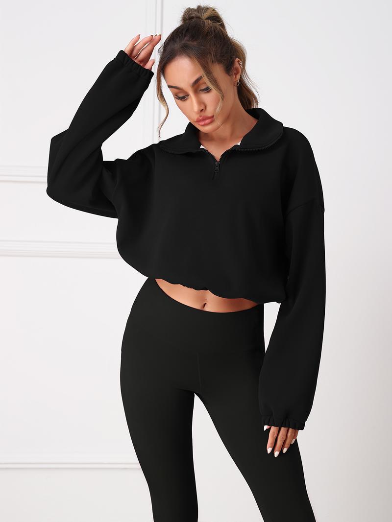 CHRLEISURE Fleece Women Suit Women's Winter Set Fleece Leggings Long Sleeved Tops for Daily Sports Wear in Warm Burgundy