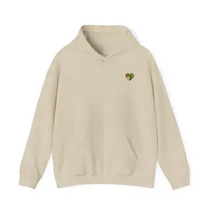 "Unconquerable Life Prevails" Official Hoodie - Mushroom / Leaf / Heart (For Wild-Spirited Nature Lovers)