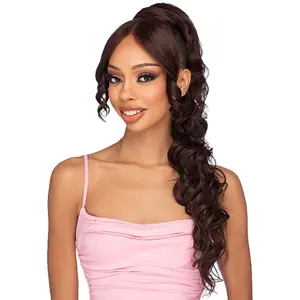 Vivica A Fox Synthetic Center Lace Bang and Ponytail 26" - LBP-TOBI
