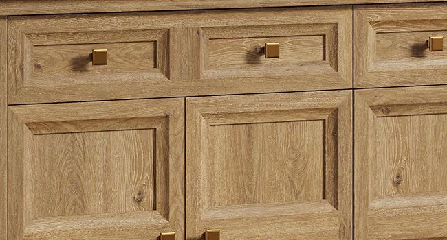 【SPOTLIGHT DAY】ONBRILL 63 Inch Buffet Cabinet with Storage Large Sideboard Credenza with Drawers 4 Doors Storage Sideboards Accent Kitchen Coffee Bar Cabinets for Living Room Entryway