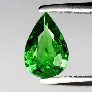 0.56ct ETW Green Tsavorite Garnet Gemstone – Pear Cut - DISCOUNTED