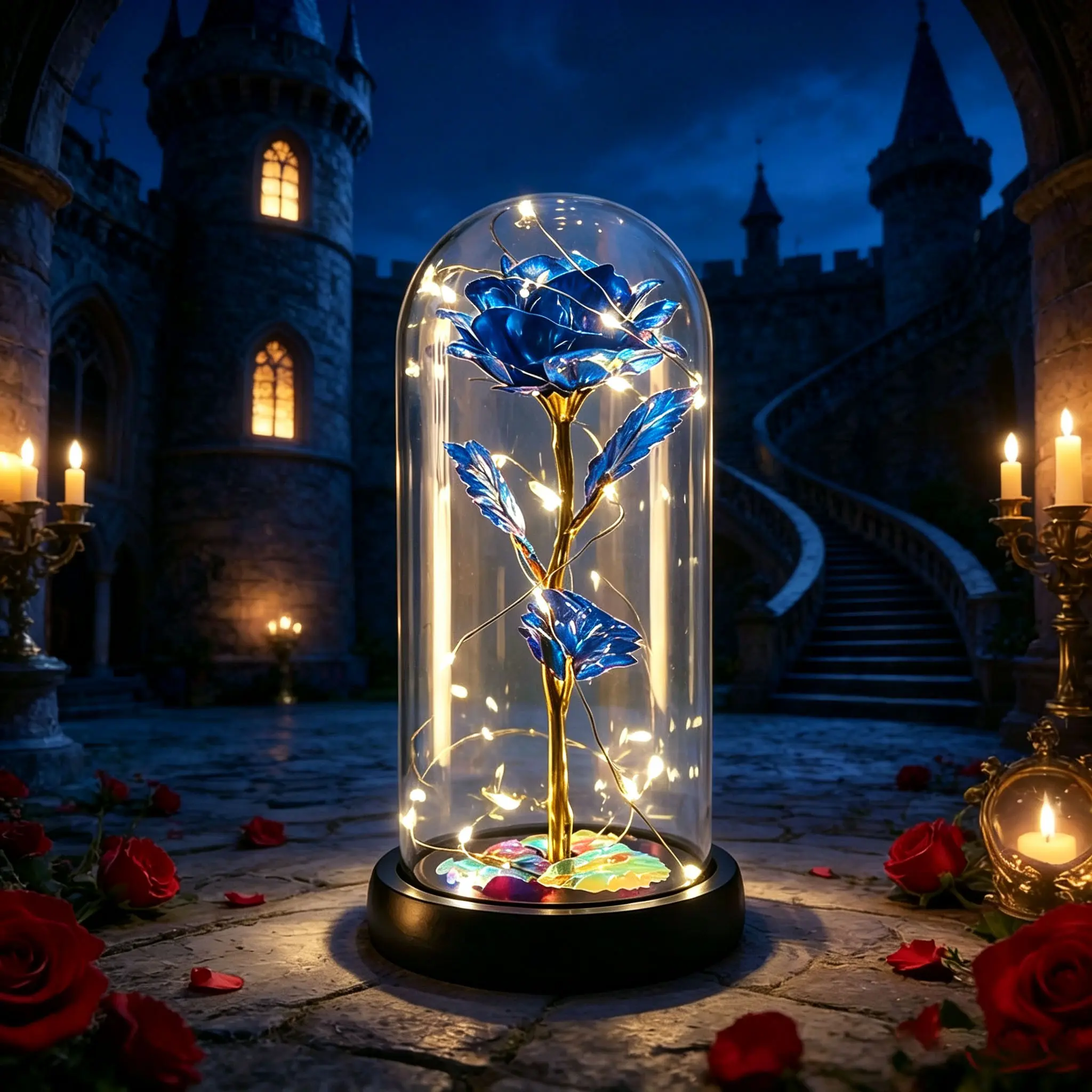 Gifts LED Everlasting Rose Eternal Flower,Romantic Creative Gifts for Women-Valentine's,Day, Mother's Day, Birthday, Memorable Dates Graduation luxury valentines Gifts for Her Anniversary gift for wife daughter Perfect gift Surprise Idea for LOVE